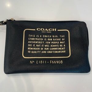 Coach zipper case